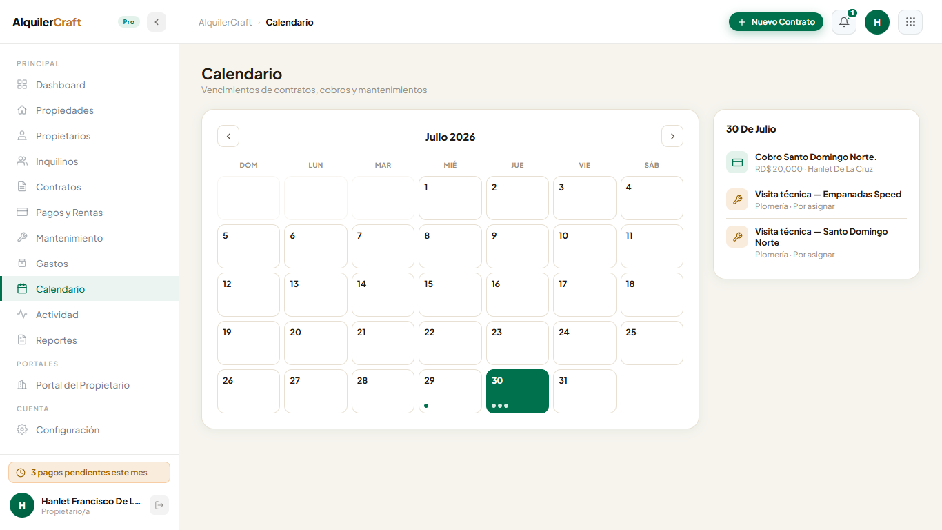 Calendario